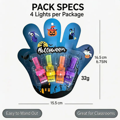 🎃 49% OFF Halloween LED Finger Lights — Create Spooky Projections & Endless Party Fun
