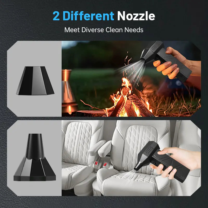 Powerful Turbo Mini Jet Fan - Rechargeable & Compact
