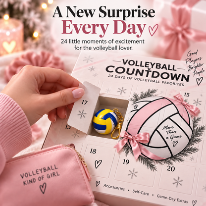 🏐 24-Day Volleyball Advent Calendar – Daily Surprise Gift for Volleyball Girls