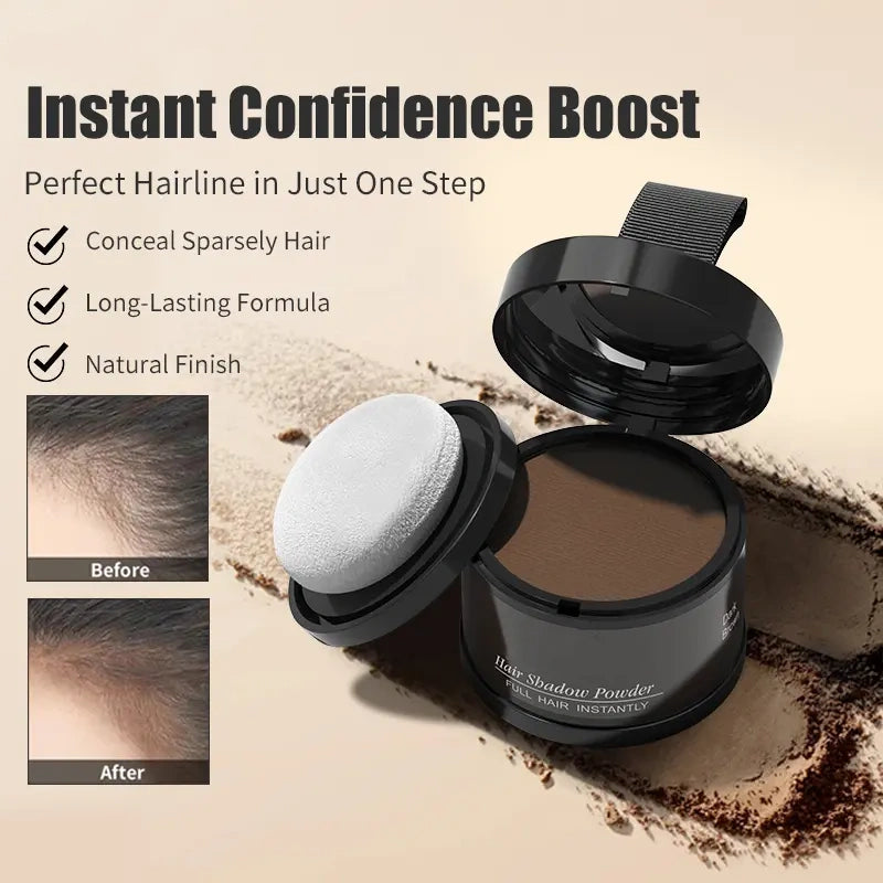 ✨Hairline Powder✨ Instant Concealer for Thinning Gray Hair, Windproof Sweatproof for Men & Women