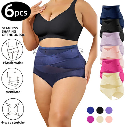 💕49% OFF🔥🩱 X‑Cross High Waist Shapewear Panties | Tummy Control Butt Lifter Underwear for Women