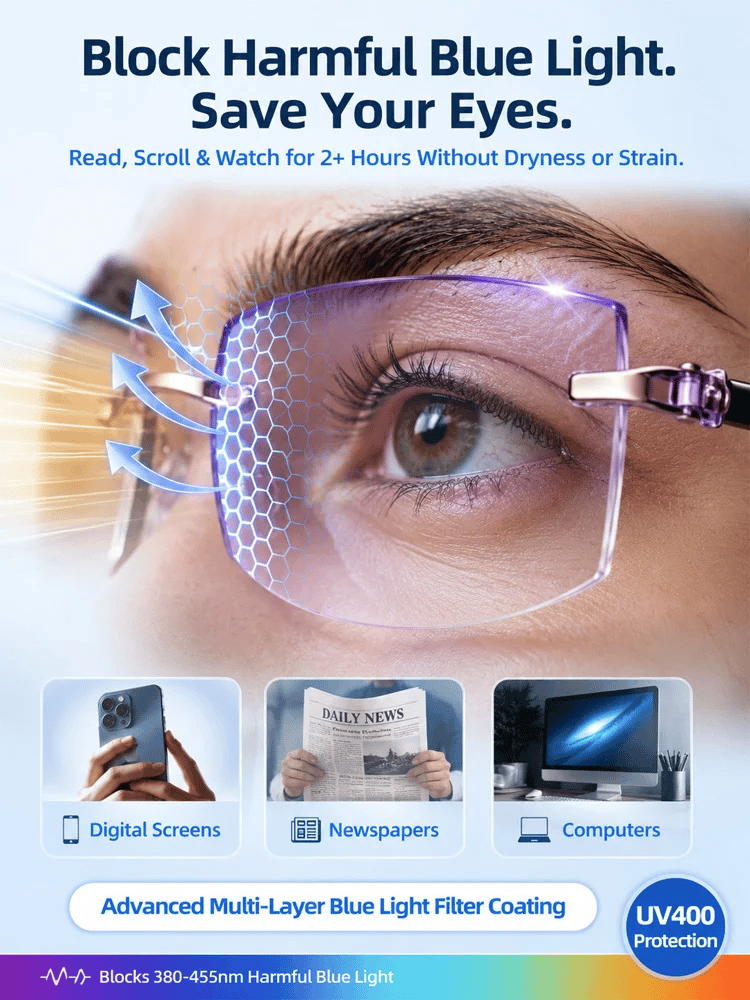 🔥 Limited-Time 50% OFF🔥[Regain Your Youthful Vision] Smart Zoom Diamond-Cut Reading Glasses