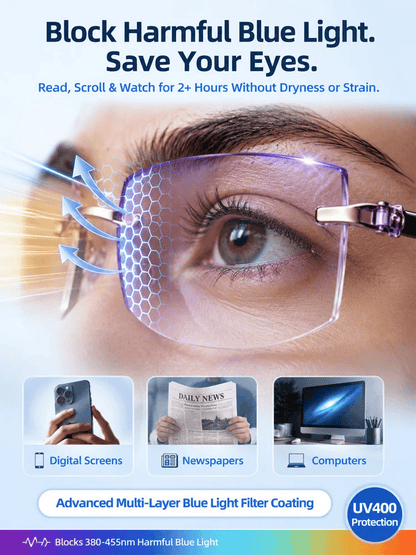 🔥 Limited-Time 50% OFF🔥[Regain Your Youthful Vision] Smart Zoom Diamond-Cut Reading Glasses