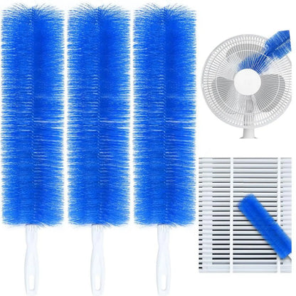 2 Counts Fan cleaning brush, dust removal brush, cleaning brush, bendable microfiber head