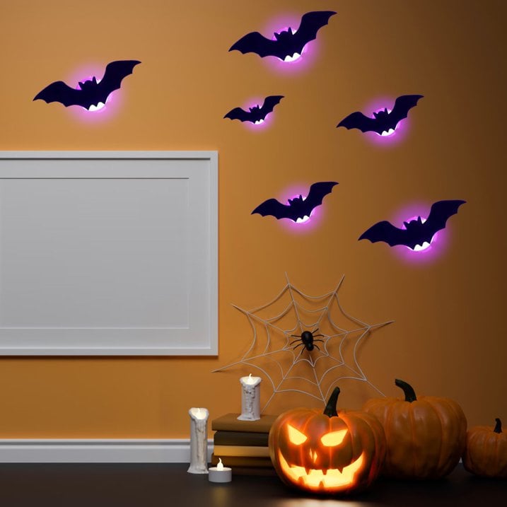 🔥LAST DAY 50% OFF🔥Halloween 3D Lighted LED Flashing Bats