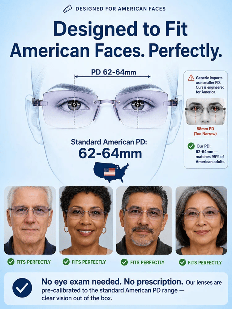 🔥 Limited-Time 50% OFF🔥[Regain Your Youthful Vision] Smart Zoom Diamond-Cut Reading Glasses