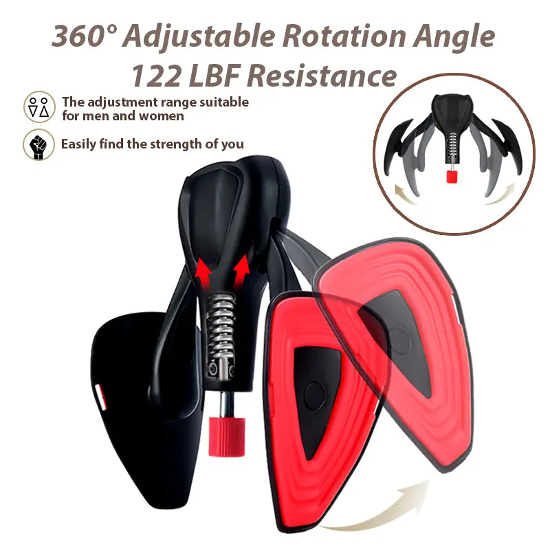 🚀Dual Spring Kegel Exerciser! 122LBF Adjustable Thigh Trainer 360° Rotatable for Full-Body Home Fitness