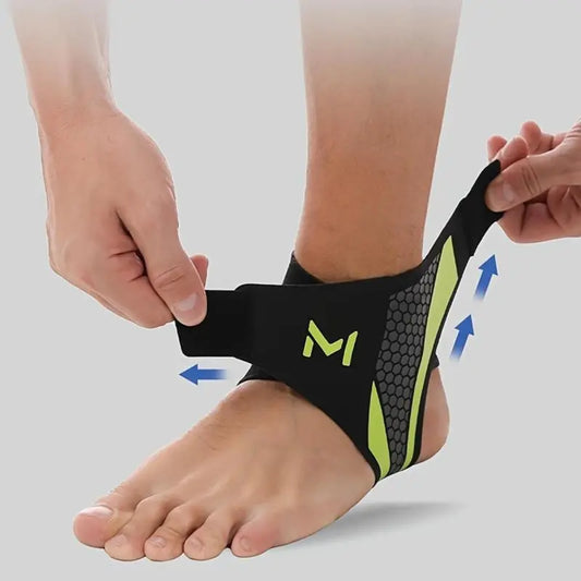 A breathable ankle support strap, ankle brace, or sports ankle support strap.
