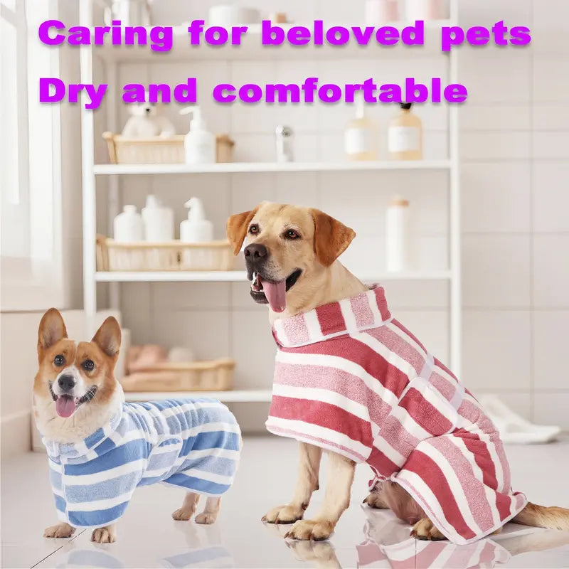 🔥 49% OFF Limited Offer – Quick Dry Dog Bathrobe™ | Ultra Soft Absorbent Pet Drying Towel For Dogs
