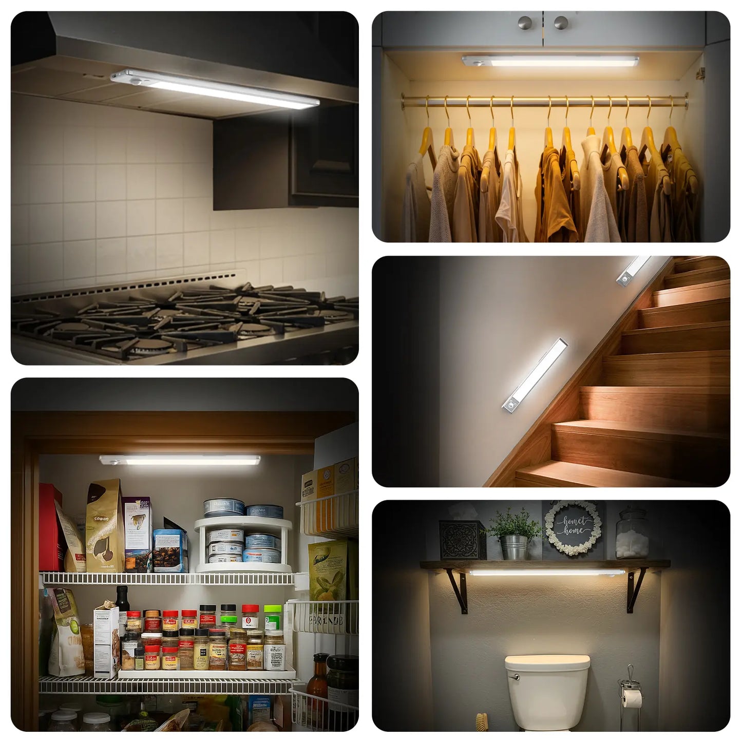 💡Long Standby Motion Sensor LED Cabinet Light- Dimmable & Rechargeable