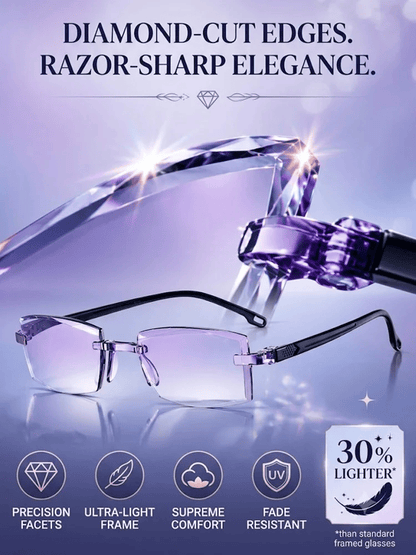 🔥 Limited-Time 50% OFF🔥[Regain Your Youthful Vision] Smart Zoom Diamond-Cut Reading Glasses