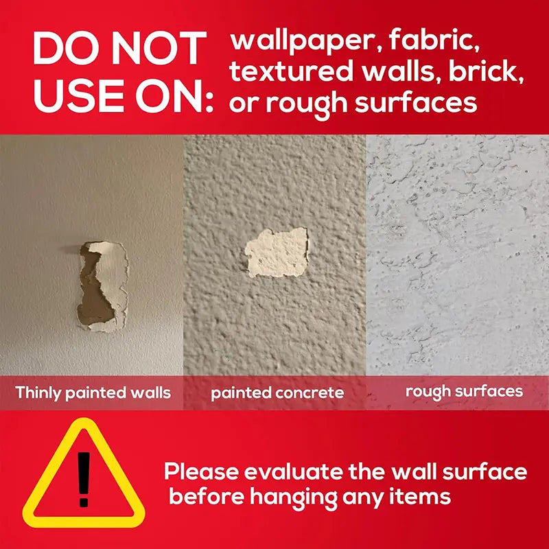 🔥49% OFF💪Drill‑Free Self‑Adhesive Wall Hooks｜Heavy‑Duty Waterproof Sticky Hooks