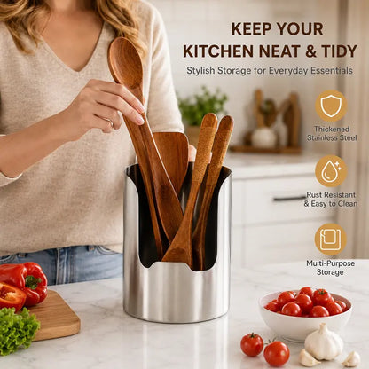 🔥HOT SALE 50% OFF🔥Thickened Stainless Steel Utensil Organizer, Rust Resistant Easy to Clean
