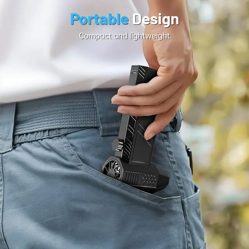 Powerful Turbo Mini Jet Fan - Rechargeable & Compact