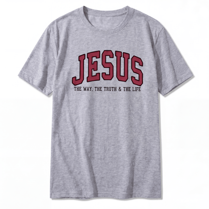 Jesus The Way The Truth and The Life Cotton T-Shirt