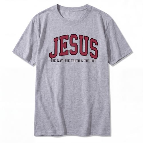 Jesus The Way The Truth and The Life Cotton T-Shirt