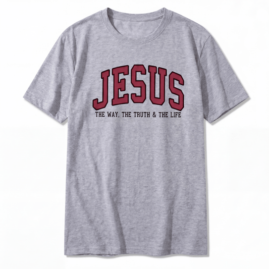 Jesus The Way The Truth and The Life Cotton T-Shirt
