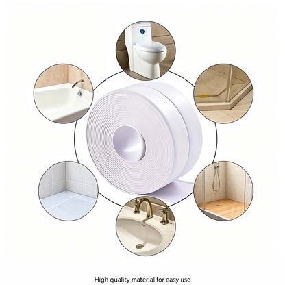 🔥LAST DAY 49% OFF🔥Self‑Adhesive Caulk Strip 🚰🛁Waterproof Mold‑Resistant Sealant Tape