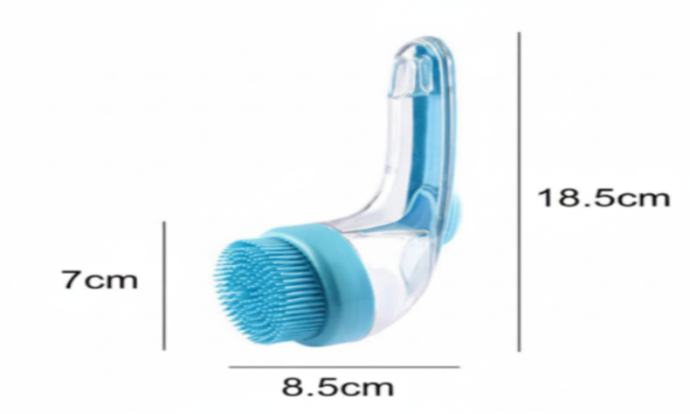 Pet Bath Brush Dimensions