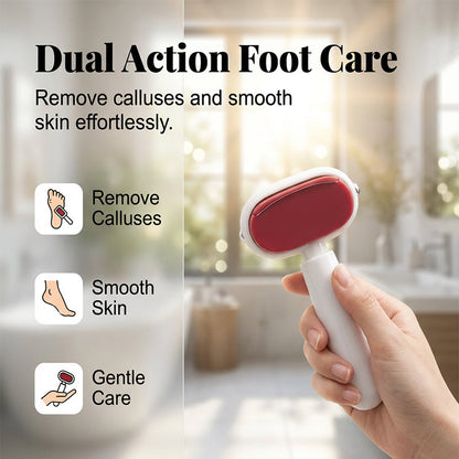 🔥LAST DAY 49% OFF🔥🦶Double-Sided Foot Scraper for Callus Removal| Replaceable Stainless Steel Foot Scraper