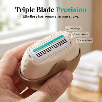 Buy 1 Get 1 Free🎁Portable 3-Layer Hair Shaver with Rotating Cover