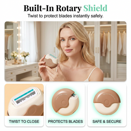 Buy 1 Get 1 Free🎁Portable 3-Layer Hair Shaver with Rotating Cover