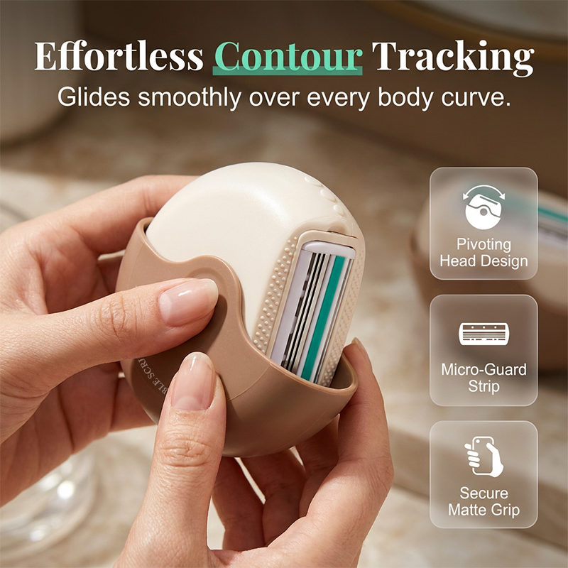 Buy 1 Get 1 Free🎁Portable 3-Layer Hair Shaver with Rotating Cover