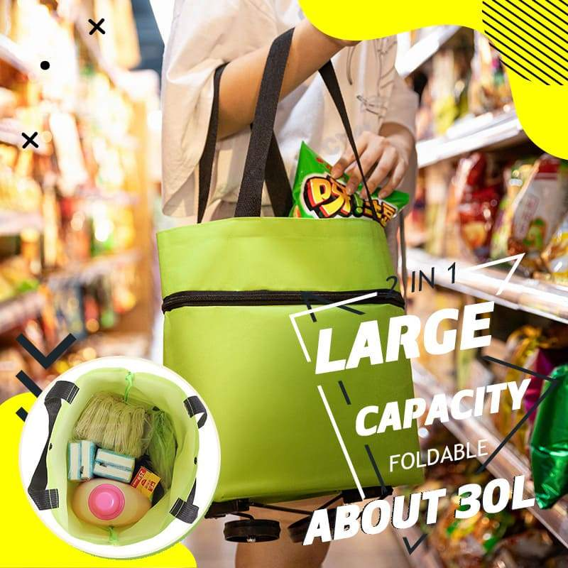 🔥Limited-time 50% off🔥Foldable 2-in-1 Shopping Bag