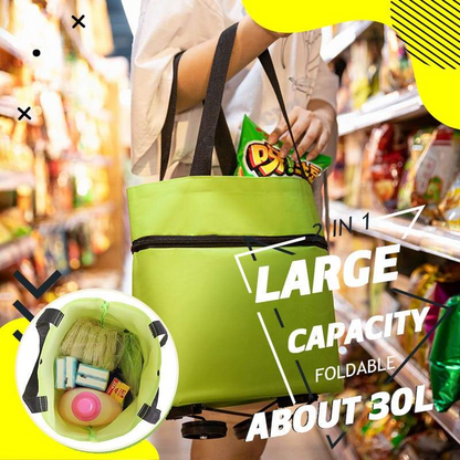 🔥Limited-time 50% off🔥Foldable 2-in-1 Shopping Bag