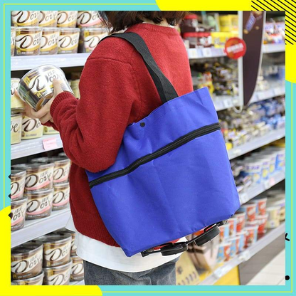 🔥Limited-time 50% off🔥Foldable 2-in-1 Shopping Bag