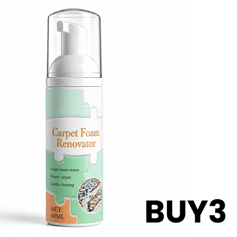 🔥Limited Time 49% OFF✨Waterless Carpet Foam Stain Remover with Towel