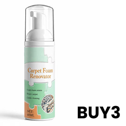 🔥Limited Time 49% OFF✨Waterless Carpet Foam Stain Remover with Towel