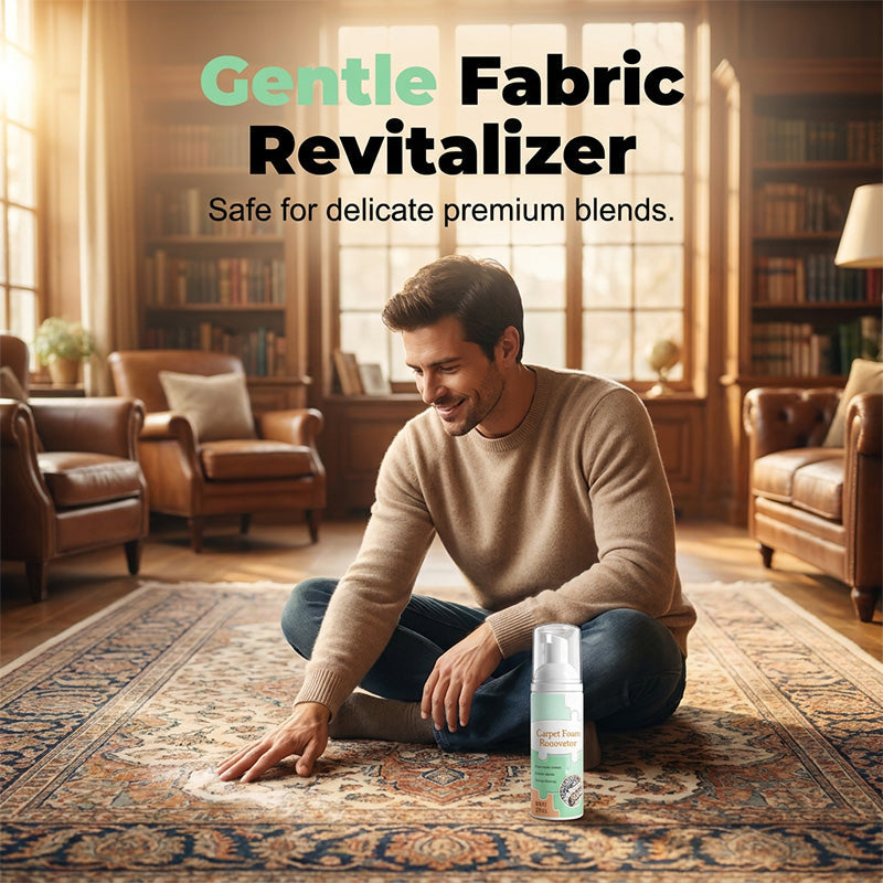 🔥Limited Time 49% OFF✨Waterless Carpet Foam Stain Remover with Towel