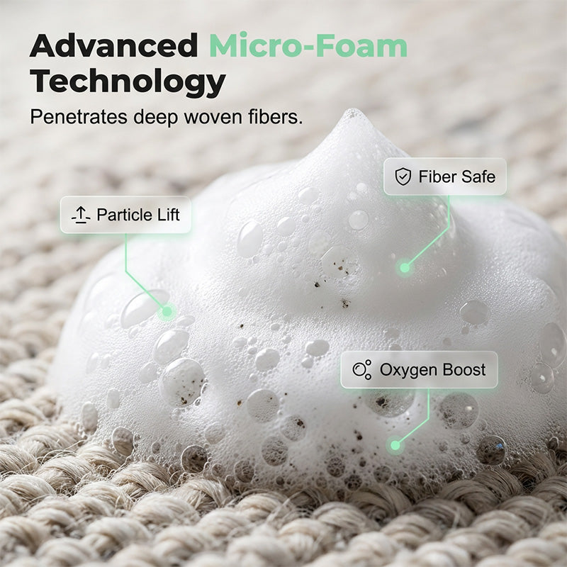 🔥Limited Time 49% OFF✨Waterless Carpet Foam Stain Remover with Towel
