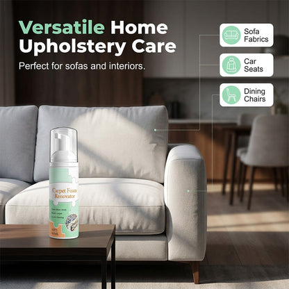🔥Limited Time 49% OFF✨Waterless Carpet Foam Stain Remover with Towel