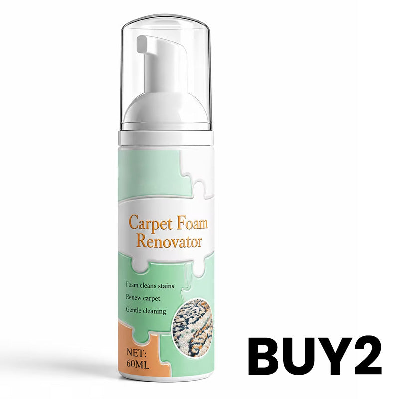🔥Limited Time 49% OFF✨Waterless Carpet Foam Stain Remover with Towel