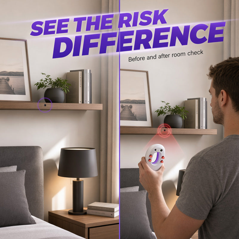 🔥 49% OFF Limited Time – 2-in-1 Hidden Camera Detector & Door Alarm 🔒