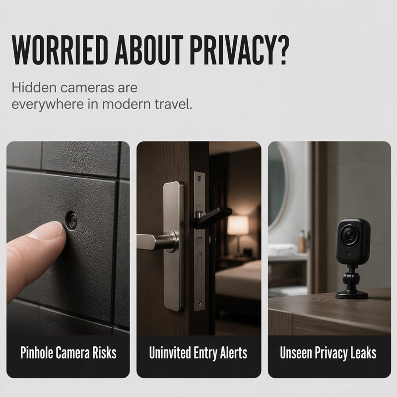 🔥 49% OFF Limited Time – 2-in-1 Hidden Camera Detector & Door Alarm 🔒