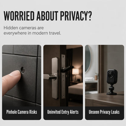🔥 49% OFF Limited Time – 2-in-1 Hidden Camera Detector & Door Alarm 🔒