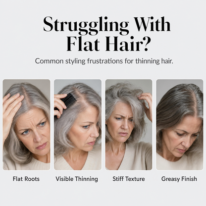 🔥 Limited-Time 49% OFF 💨 Volumizing Hair Styling Spray | Lightweight Lift & Flexible Hold 🍑✨