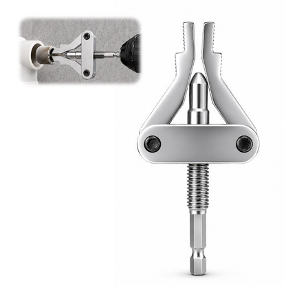 📢LAST DAY 49% OFF🔥💪Universal Drill‑Powered Broken Pipe Nipple Thread Extractor Tool⚒️