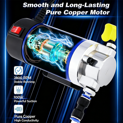 🔥LAST DAY 49% OFF🛢️ 12V/24V Electric Oil Extractor Pump | ⚡ Self-Priming Engine Oil Change Pump