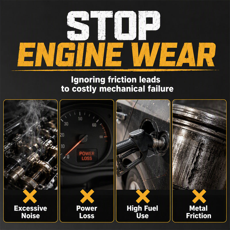🔥 Limited-Time 49% OFF🚗⚙️ Anti-Wear Engine Oil Additive | Friction Reduction & Engine Protection 🔥🛡️