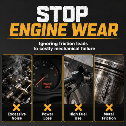 🔥 Limited-Time 49% OFF🚗⚙️ Anti-Wear Engine Oil Additive | Friction Reduction & Engine Protection 🔥🛡️