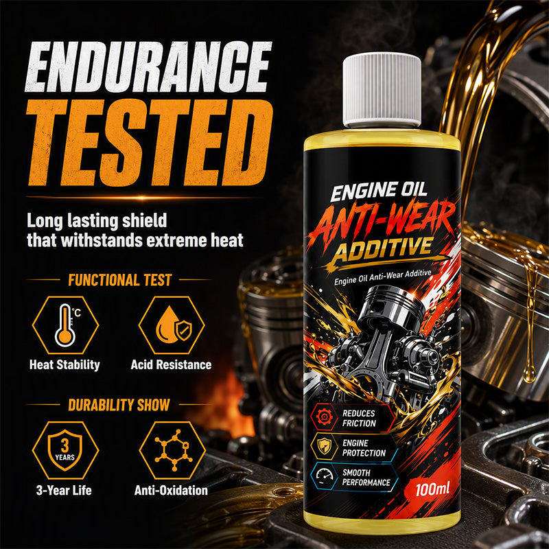 🔥 Limited-Time 49% OFF🚗⚙️ Anti-Wear Engine Oil Additive | Friction Reduction & Engine Protection 🔥🛡️
